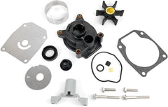 Soxa Marine 439077 Outboard Water Pump Impeller Repair Service Kit for Johnson Evinrude OMC Outboards 35 40 45 48 50 55 60 HP Boat Motor Engine Replace Sierra 18-3399 396933 396932