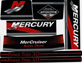 MerCruiser Stern Drive Engine Decals Sticker Kit