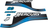 Mercury 80 hp decal Blue set 826321A00