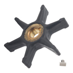 Soxa Marine Outboard Water Pump Impeller & Key 0777819 Replaces Evinrude Johnson Marine 3HP 4HP 5HP 5.5HP 6HP 7.5HP Boat Motor Engine Parts