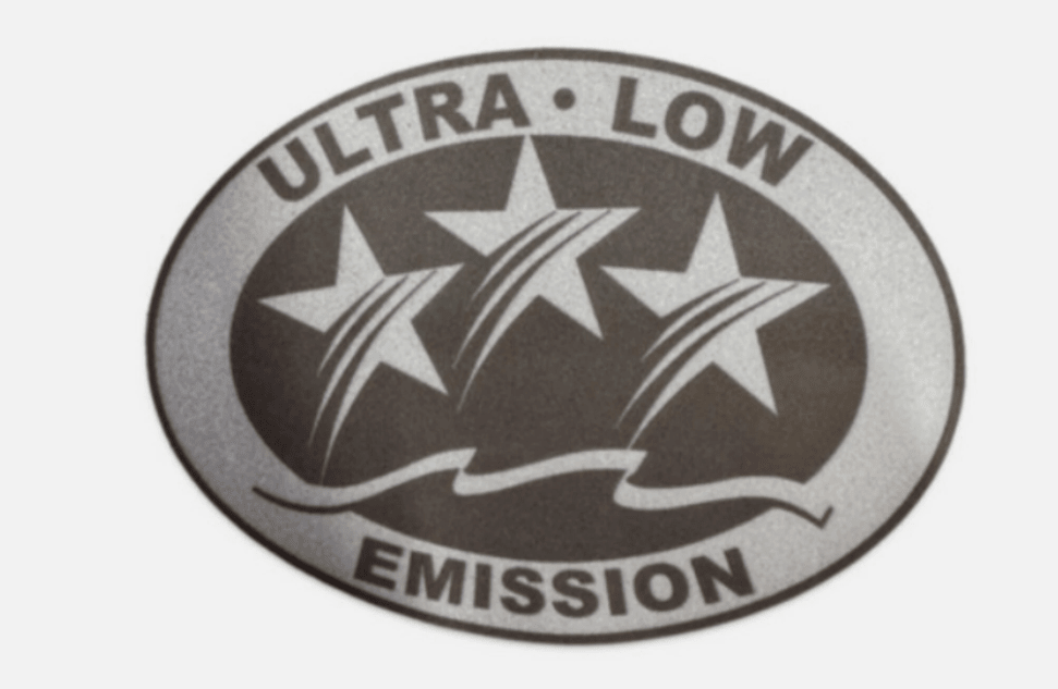 Outboard California 3 Stars Ultra - Low Emission Decal Sticker for Yamaha Suzuki Mercury Honda Tohatsu Evinrude Johnson OMC Outboards Marine - SOXA Marine