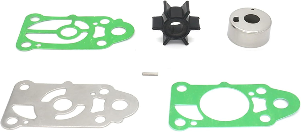 Soxa Marine 3AB - 87322 - 0 3F0 - 87322 - 1 Nissan Tohatsu Outboard Water Pump Impeller Service Kit for Outboards 2.5 3 3.5 HP Boat Motor Engine - SOXA Marine