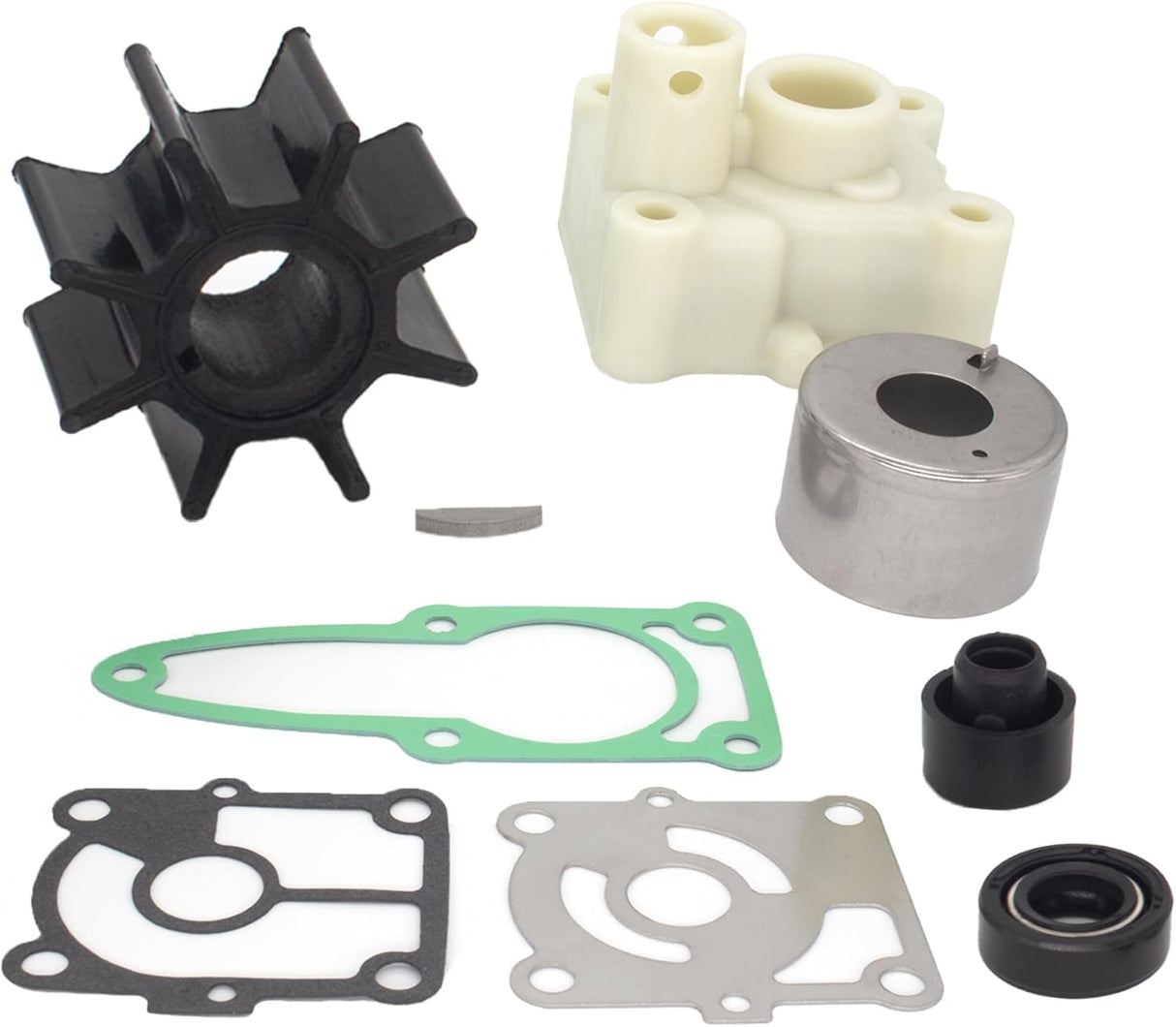 Soxa Marine 3RS - 87322 - 1 3RS - 87322 Nissan Tohatsu Outboard Water Pump Impeller Rebuild Service Kit for Outboards 9.9 15 20 HP Boat Motor Engine 3RS873221M - SOXA Marine