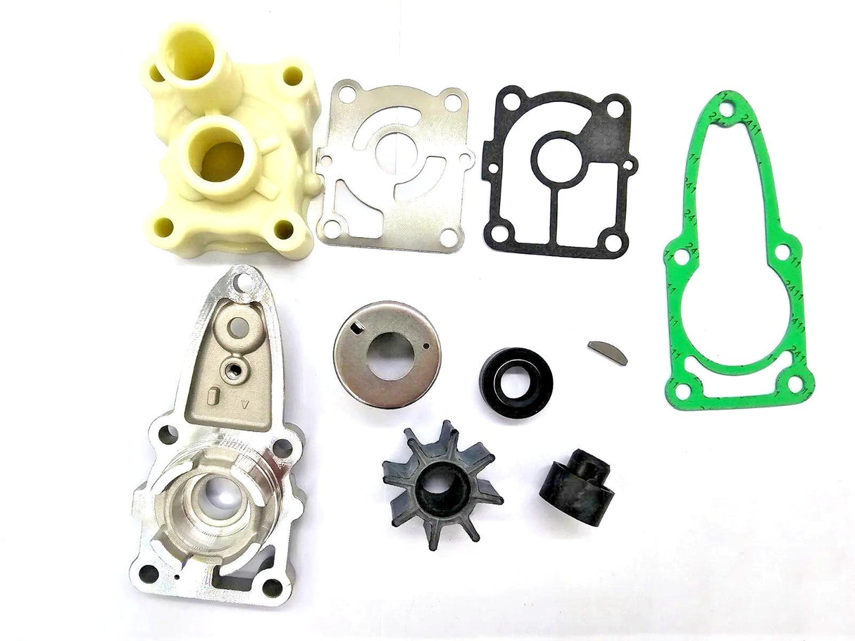 Soxa Marine 3RS - 87322 - 1 3RS - 87322 Nissan Tohatsu Outboard Water Pump Impeller Rebuild Service Kit for Outboards 9.9 15 20 HP Boat Motor Engine 3RS873221M with Base - SOXA Marine