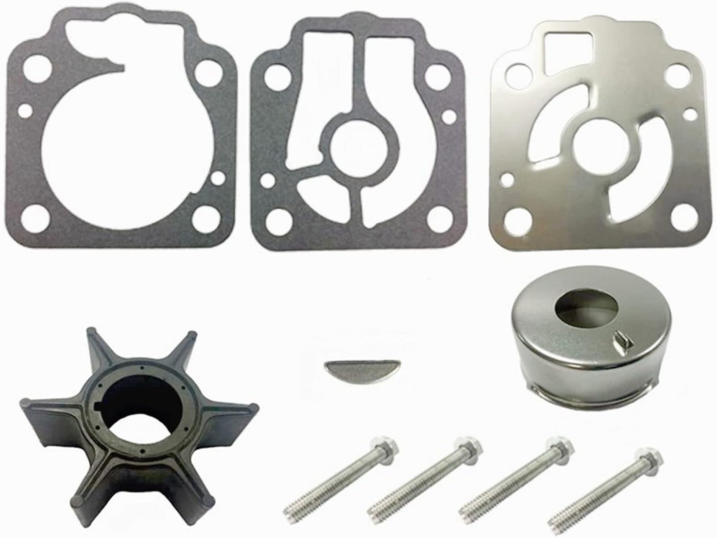 Soxa Marine 3T5 - 87322 - 3, 3T5873223, 3T5 - 87322 - 3M Nissan Tohatsu Outboard Water Pump Impeller Service Kit for Outboards 40 50 HP Boat Motor Engine 3T5 - 87322 - 0, 3T5873220, 3T5 - 87322 - 0M, 3T5873220M - SOXA Marine