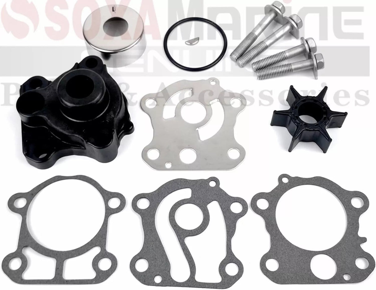 Soxa Marine 46 - 84188M, 84188M Water Pump Impeller Repair Kit for Mercury Mariner 48 55 60 HP Boat Motor Engine 46 - 84188T, 84188T - SOXA Marine
