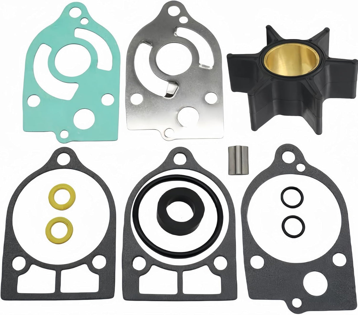 Soxa Marine 47 - 89983T1 89983T1 Water Pump Impeller Repair Kit for Mercury Mariner 30 35 40 45 50 60 65 70 HP Boat Motor Engine - SOXA Marine