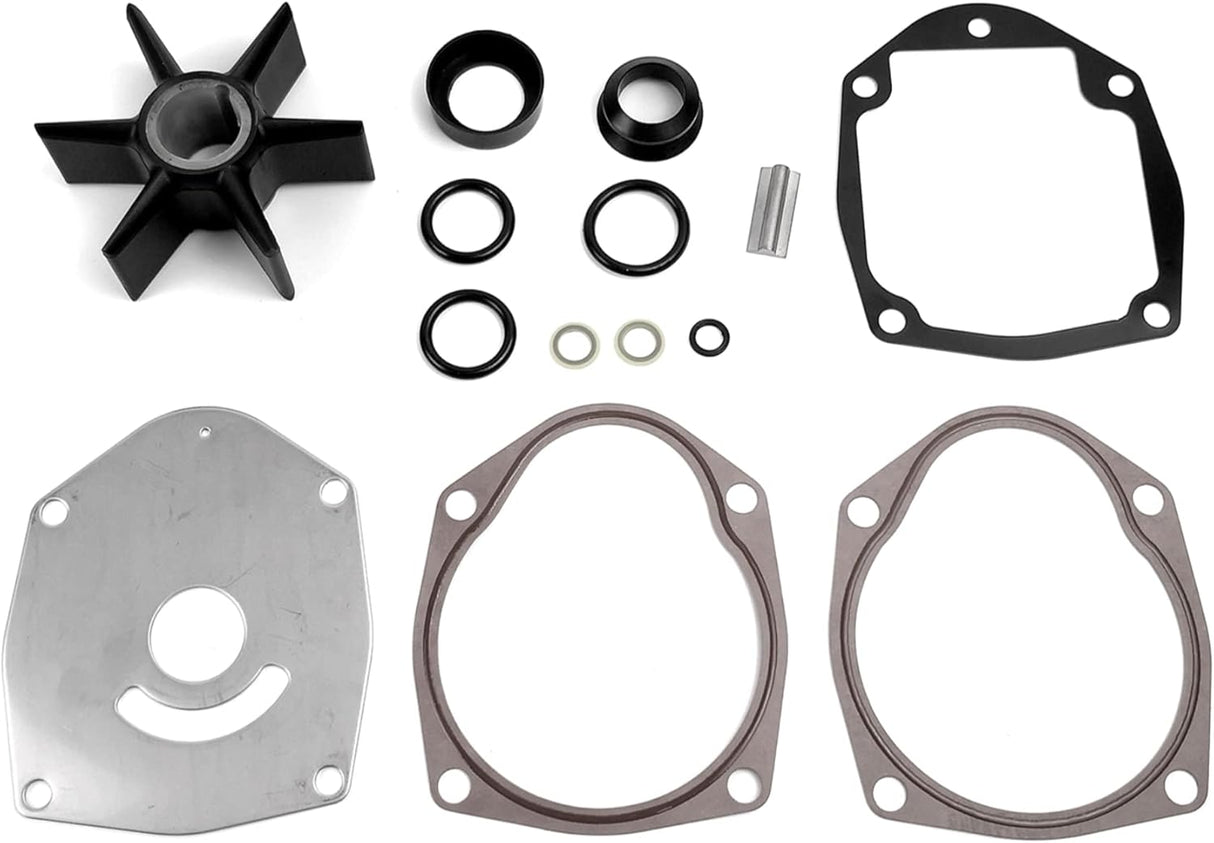 Soxa Marine 47 - 8M0100526 47 - 8M0100527 Water Pump Impeller Repair Kit for Mercury Mariner 40 - 250 HP Boat Motor Engine 47 - 43026Q06 47 - 43026Q5 47 - 43026T6 - SOXA Marine