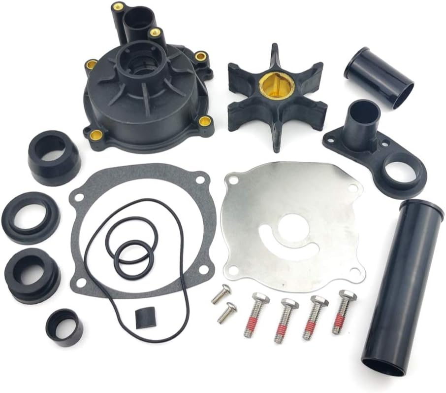 Soxa Marine 5001595 Outboard Water Pump Impeller Repair Service Kit for Johnson Evinrude OMC Outboards 75 - 250 HP V4 V6 V8 Boat Motor Engine Replace Sierra Marine 18 - 3315 - 2 - SOXA Marine