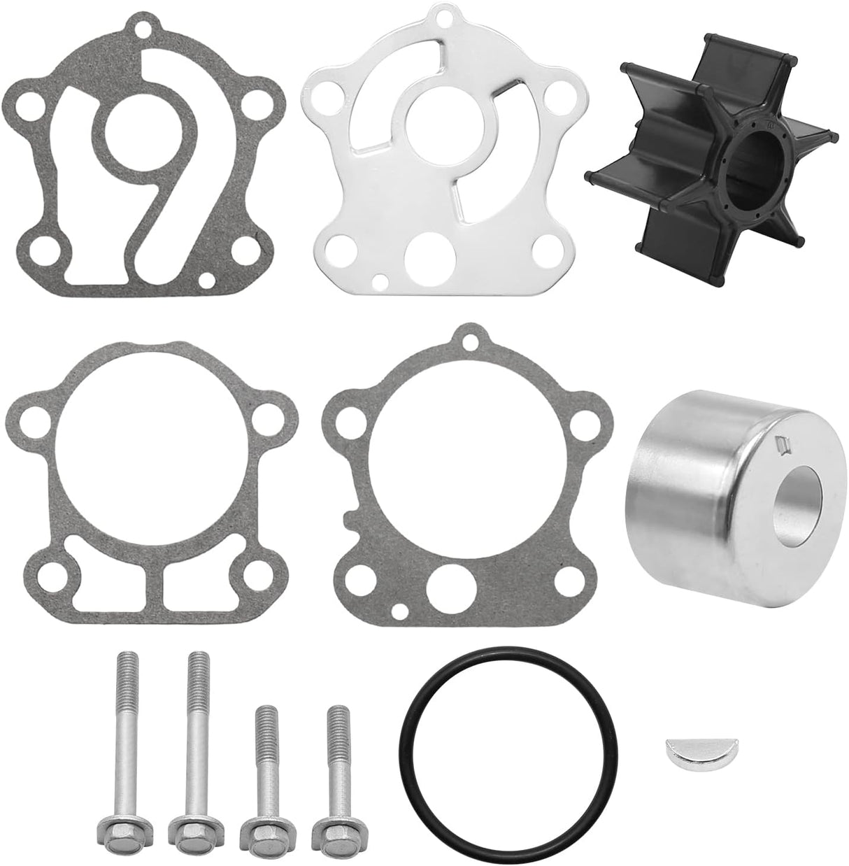 Soxa Marine 67F - W0078 - 01, 67F - W0078 - 00 Water Pump Impeller Service Kit for Yamaha Outboards 4 Stroke 75 80 90 100 HP Boat Motor Engine 67F - W0078 - 02, 67F - W0078 - 03 - SOXA Marine