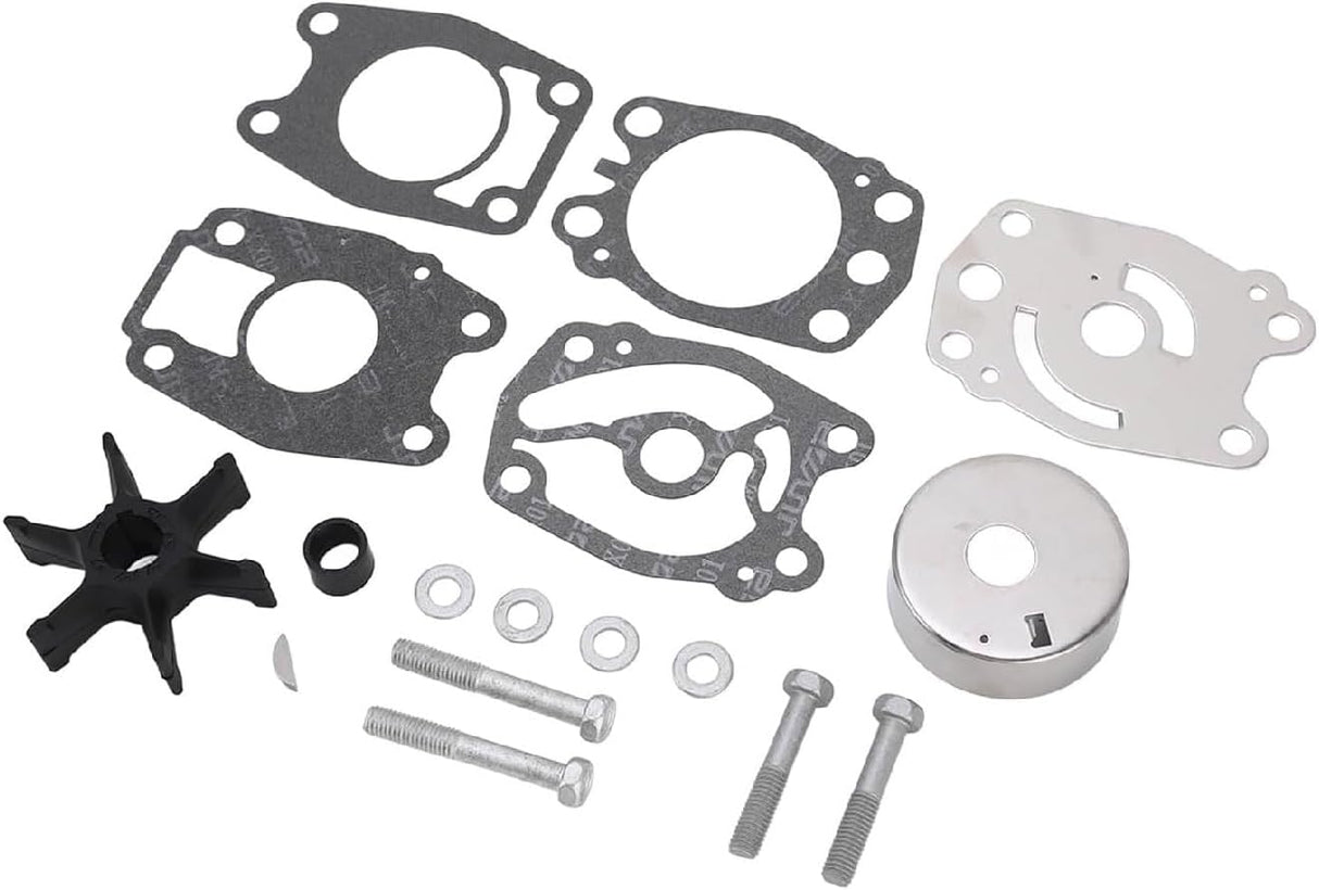 Soxa Marine 6F5 - W0078 - 00, 6F5 - W0078 - A0 Water Pump Impeller Service Kit for Yamaha Outboards 2 - Stroke 40 HP Boat Motor Engine 679 - W0078 - 00, 679 - W0078 - 01, 679 - W0078 - A1, 679 - W0078 - A0 - SOXA Marine