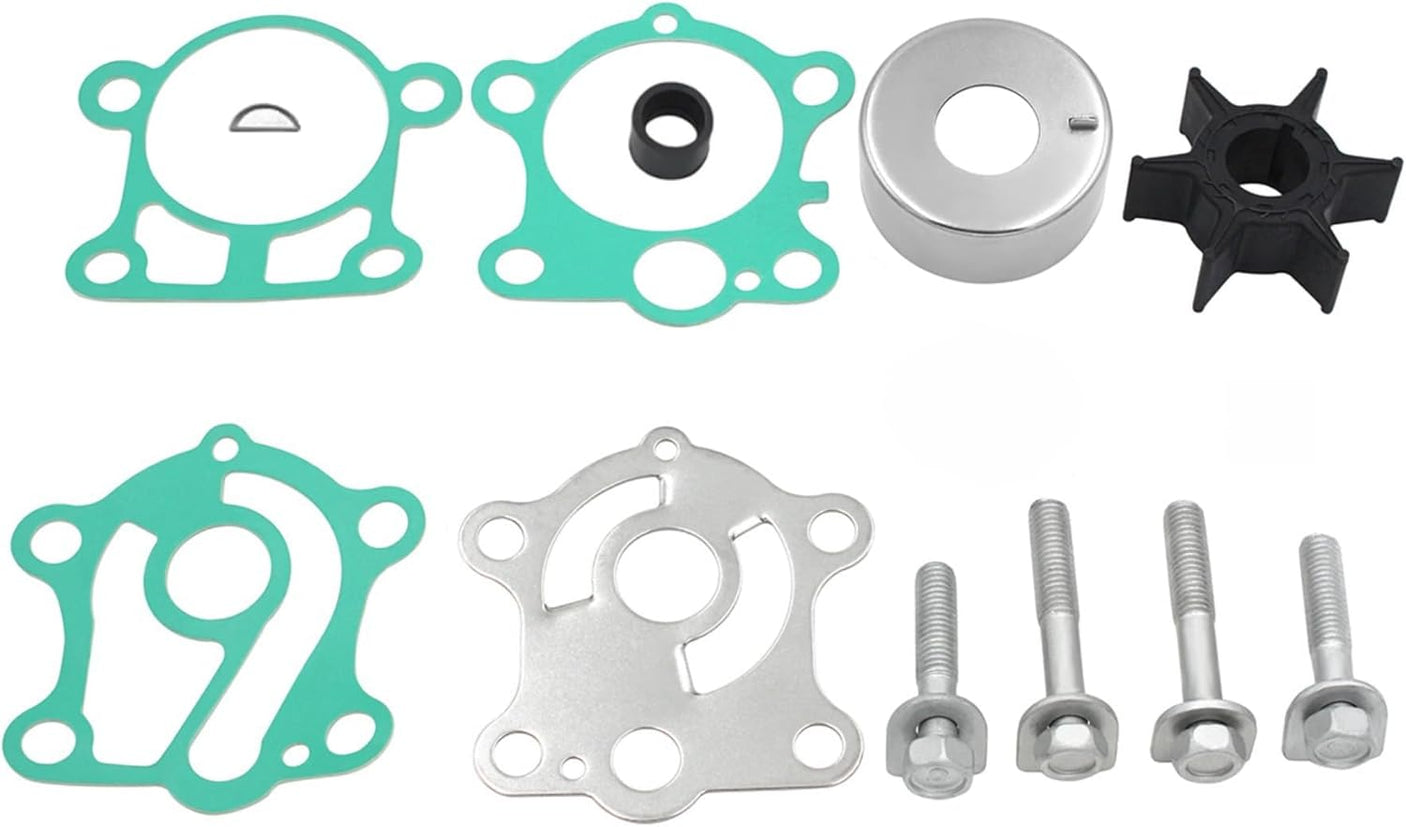 Soxa Marine 6H3 - W0078 - 01, 6H3 - W0078 - 00 Water Pump Impeller Service Kit for Yamaha Outboards 4 Stroke 40 50 60 HP 2 Stroke 60 70 HP Boat Motor Engine 6H3 - W0078 - A0, 6K5 - W0078 - 01 - SOXA Marine