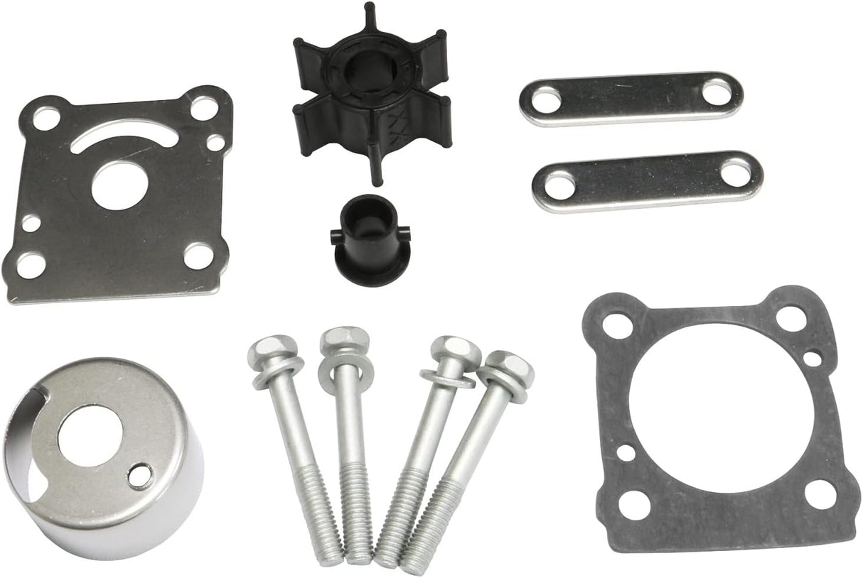 Soxa Marine 6N0 - W0078 - A0, 6N0 - W0078 - 00 Water Pump Impeller Service Kit for Yamaha Outboards 2 Stroke 6HP 8 HP Boat Motor Engine 6G1 - W0078 - 01, 6G1 - W0078 - 00 - SOXA Marine