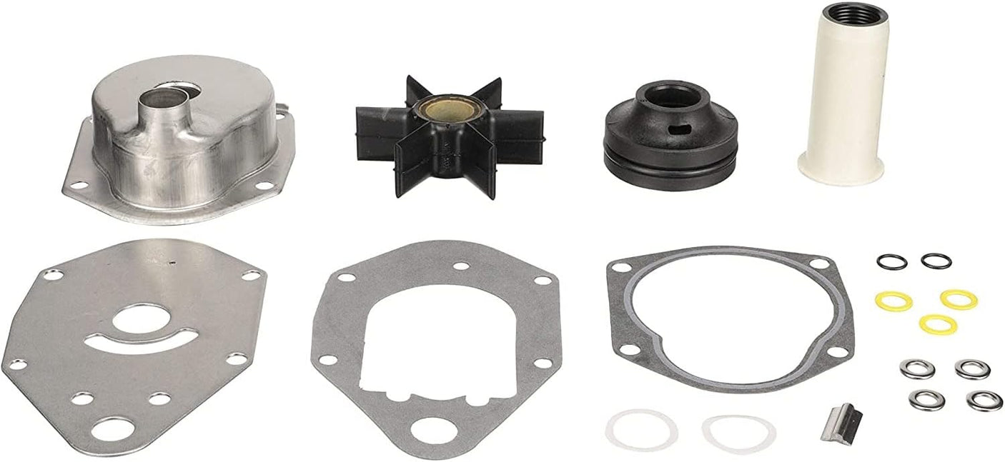 Soxa Marine 812966A12, 812966A11, 812966A10 Water Pump Impeller Repair Kit for Mercury Mariner Quicksilver Outboard 30 40 50 55 60 70 75 HP Boat Motor Engine 46 - 812966A12 46 - 812966A11 46 - 812966A10 - SOXA Marine