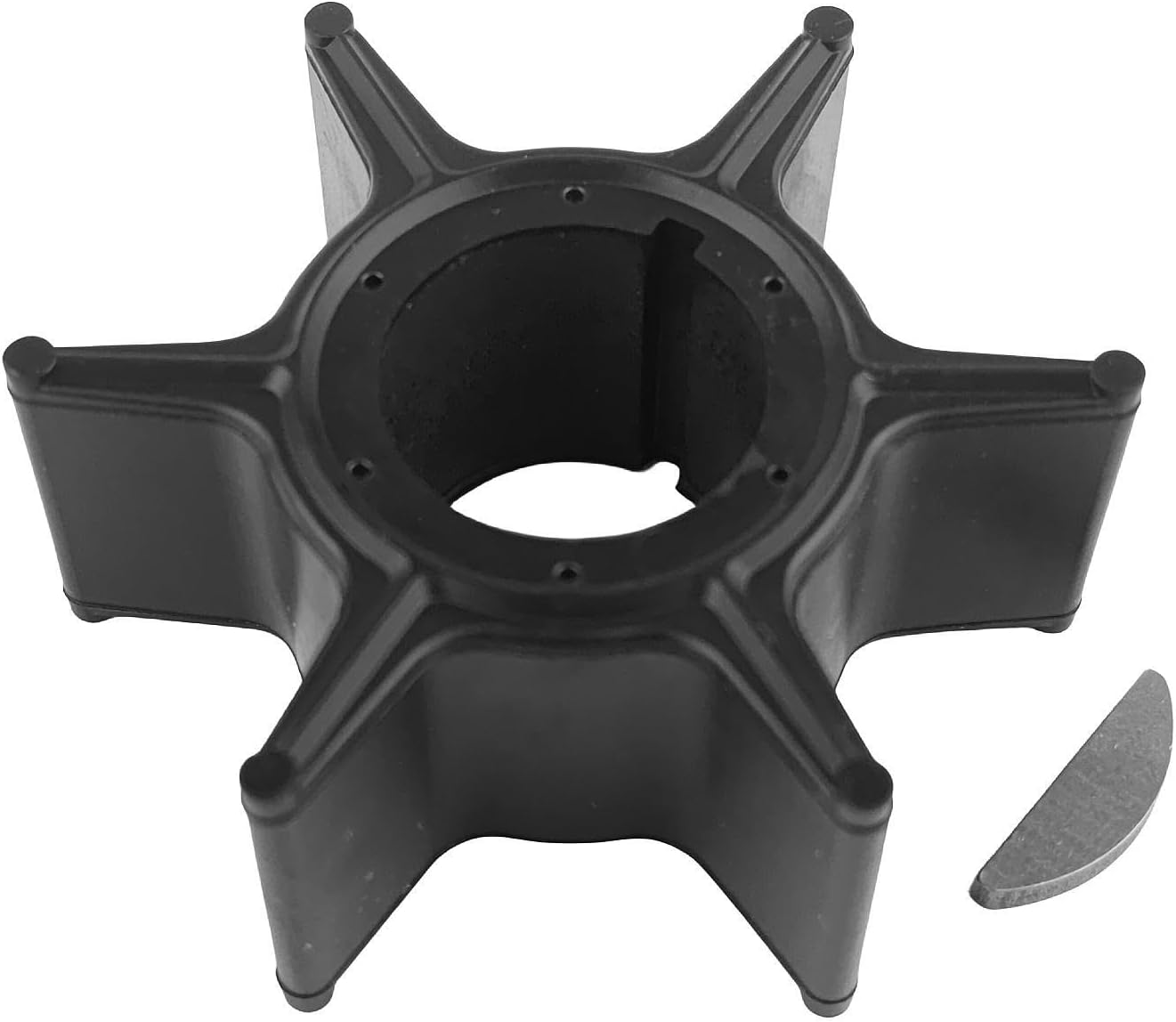 Soxa Marine Outboard Water Pump Impeller & Key 3C8 - 65021 - 0 Replaces Nissan Tohatsu Outboard 30 40 50 70 90HP Boat Motor Engine Parts Replacement Sierra 18 - 8922 3C8650212 - SOXA Marine