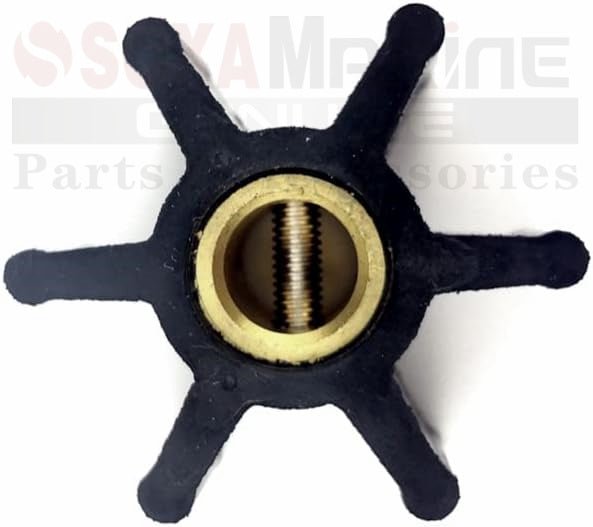 Water Pump Impeller 4528 - 0003 for Jabsco Pump AL 1/4" - 237 UK 2760 - 0003 USA 4530 - 0003 - SOXA Marine
