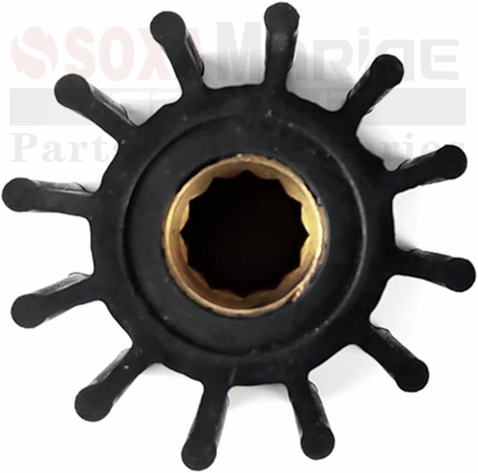 Water Pump Impeller 7136 - 01 for JMP Flexible Impeller Pumps JPR - VP0030DB JPR - YM06LPA JPR - YM06LPB - SOXA Marine