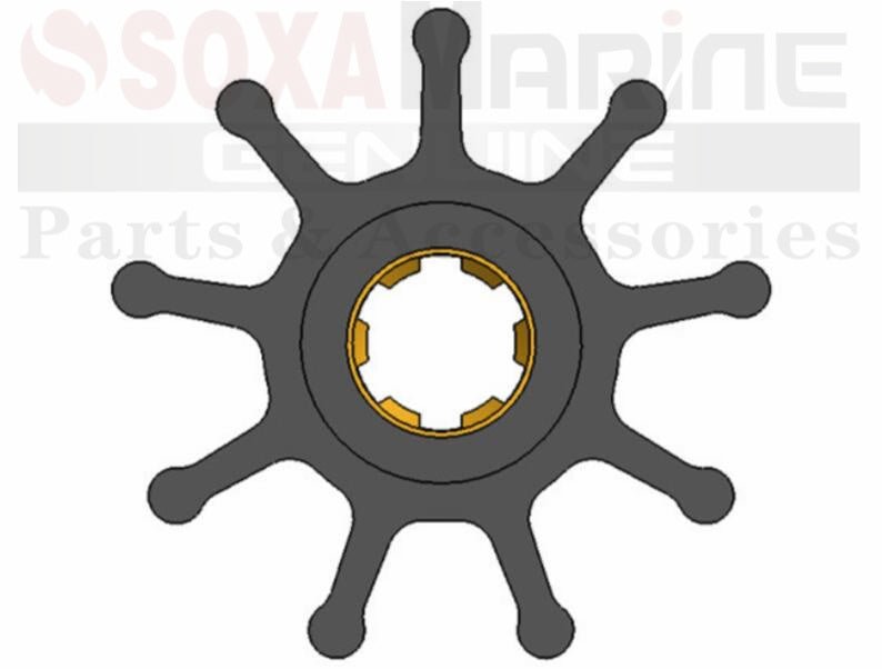 Water Pump Impeller 8002 - 01 for JMP Flexible Impeller Pumps JPR - D4000 - SOXA Marine