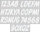 3" Boat & PWC Registration Decals Numbers Letters Stickers for Boats, fishing boats, sailboats, speedboats, Jet Skis, Sea - Doos - SOXA Marine