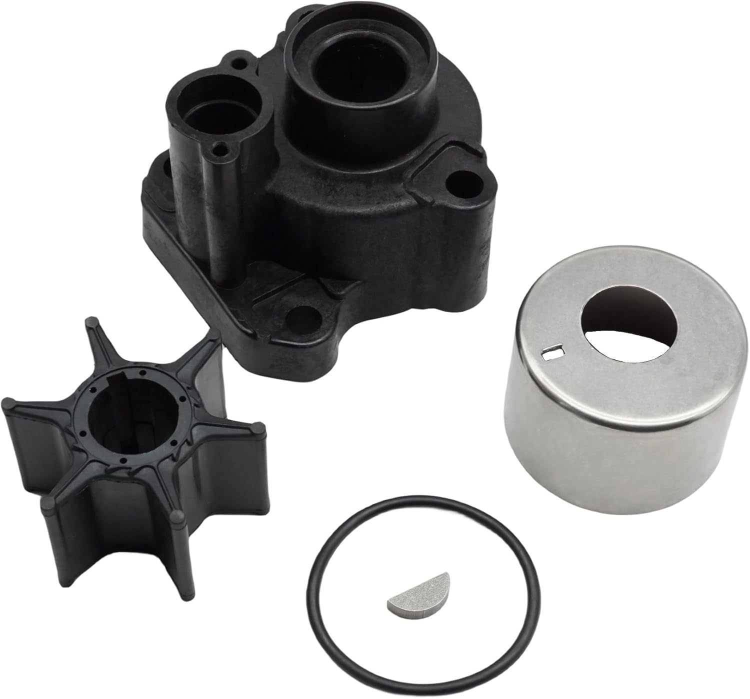 Soxa Marine 67F-W0078-01, 67F-W0078-00 Water Pump Impeller Rebuild Service Kit for Yamaha Outboards 4 Stroke 75 80 90 100 HP Boat Motor Engine 67F-W0078-02, 67F-W0078-03