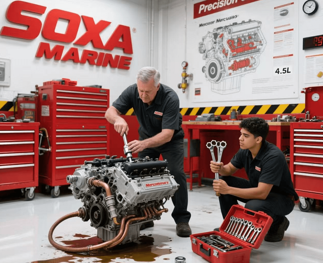 807166A1 Exhaust Manifold Water Shutter Flapper for MerCruiser Stern Drives V6 V8 Engines Replacement Mercury Quicksilver OEM 807166a 1 - SOXA Marine