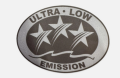 Outboard California 3 Stars Ultra-Low Emission Decal Sticker for Yamaha Suzuki Mercury Honda Tohatsu Evinrude Johnson OMC Outboards Marine