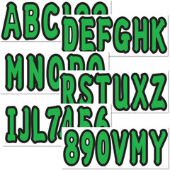 3" Boat & PWC Registration Decals Numbers Letters Stickers for Boats, fishing boats, sailboats, speedboats, Jet Skis, Sea-Doos