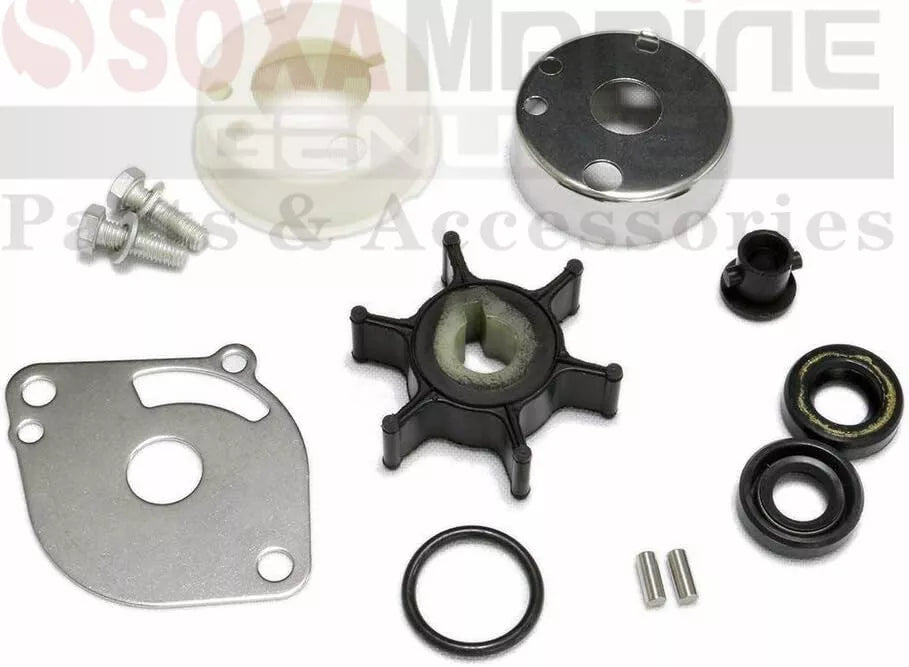 Soxa Marine 46-6885M 46-80395M Water Pump Impeller Repair Kit for Mercury Mariner 2 HP Boat Motor Engine 80395M 6885M