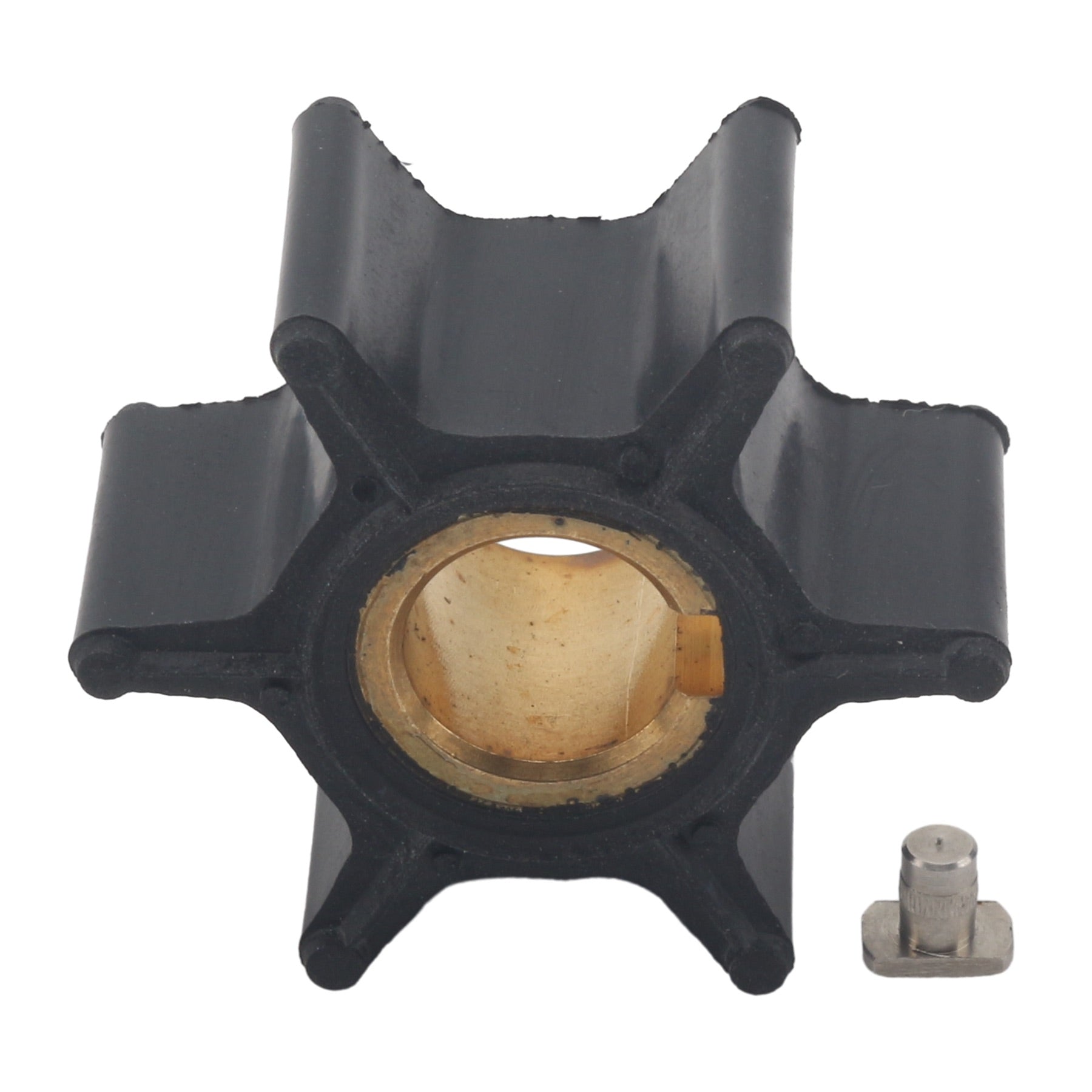 Soxa Marine Outboard Water Pump Impeller & Key 0387361 Replaces Evinrude Johnson Marine 1.2HP 2HP 4HP 6HP Boat Motor Engine Parts
