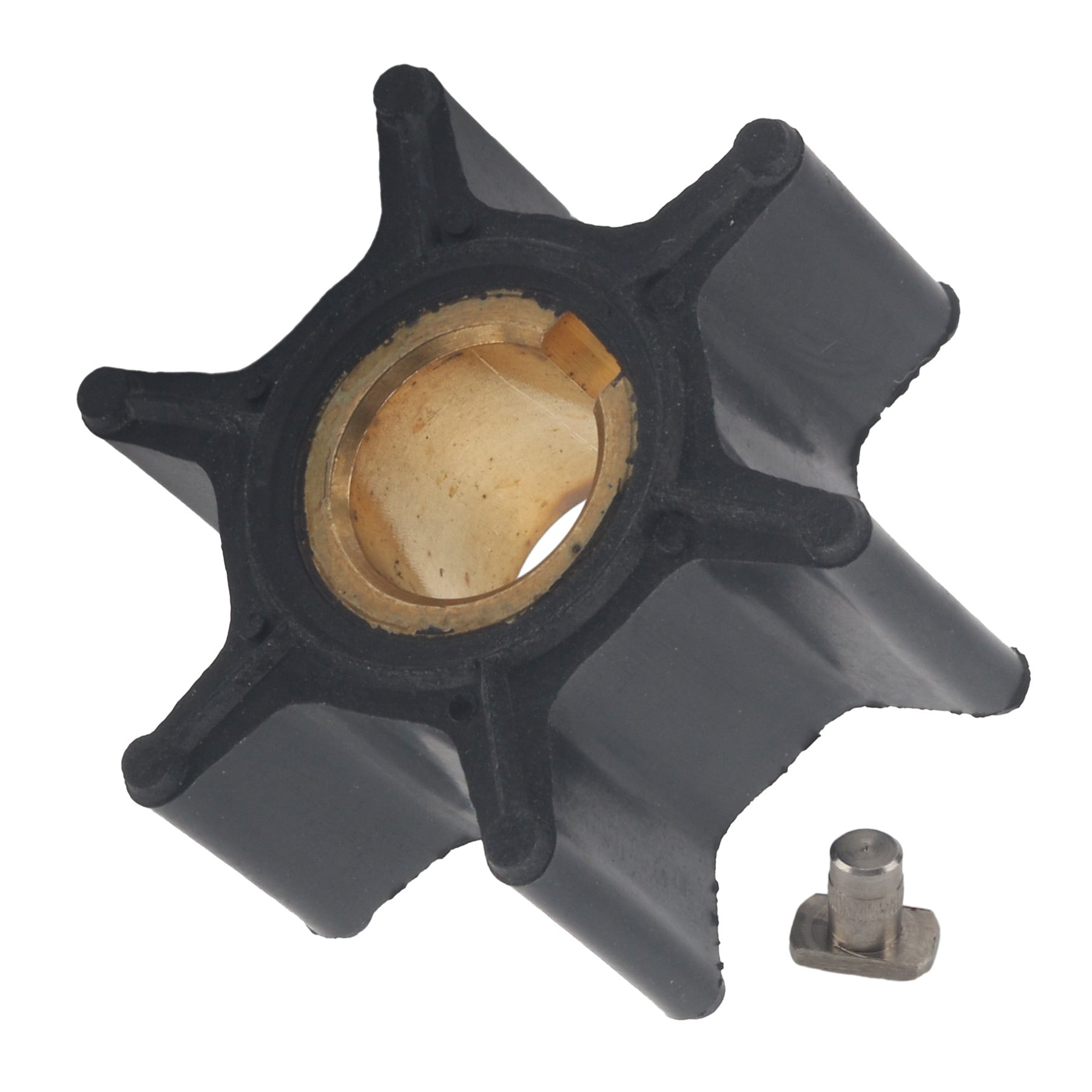 Soxa Marine Outboard Water Pump Impeller & Key 0387361 Replaces Evinrude Johnson Marine 1.2HP 2HP 4HP 6HP Boat Motor Engine Parts