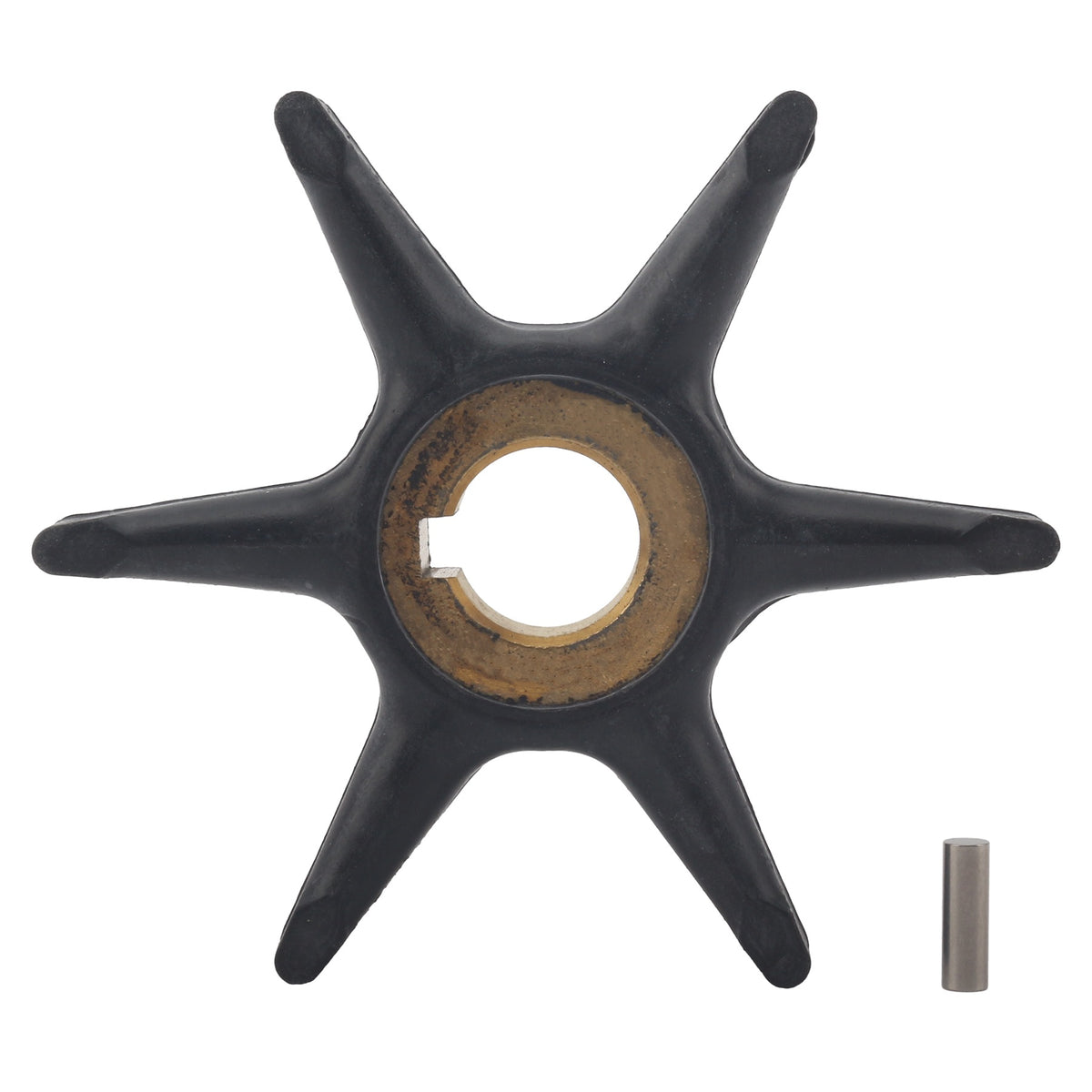 Soxa Marine Outboard Water Pump Impeller & Key 0389646 Replaces Evinrude Johnson Marine 10HP 15HP 18HP 20HP 25HP Boat Motor Engine Parts