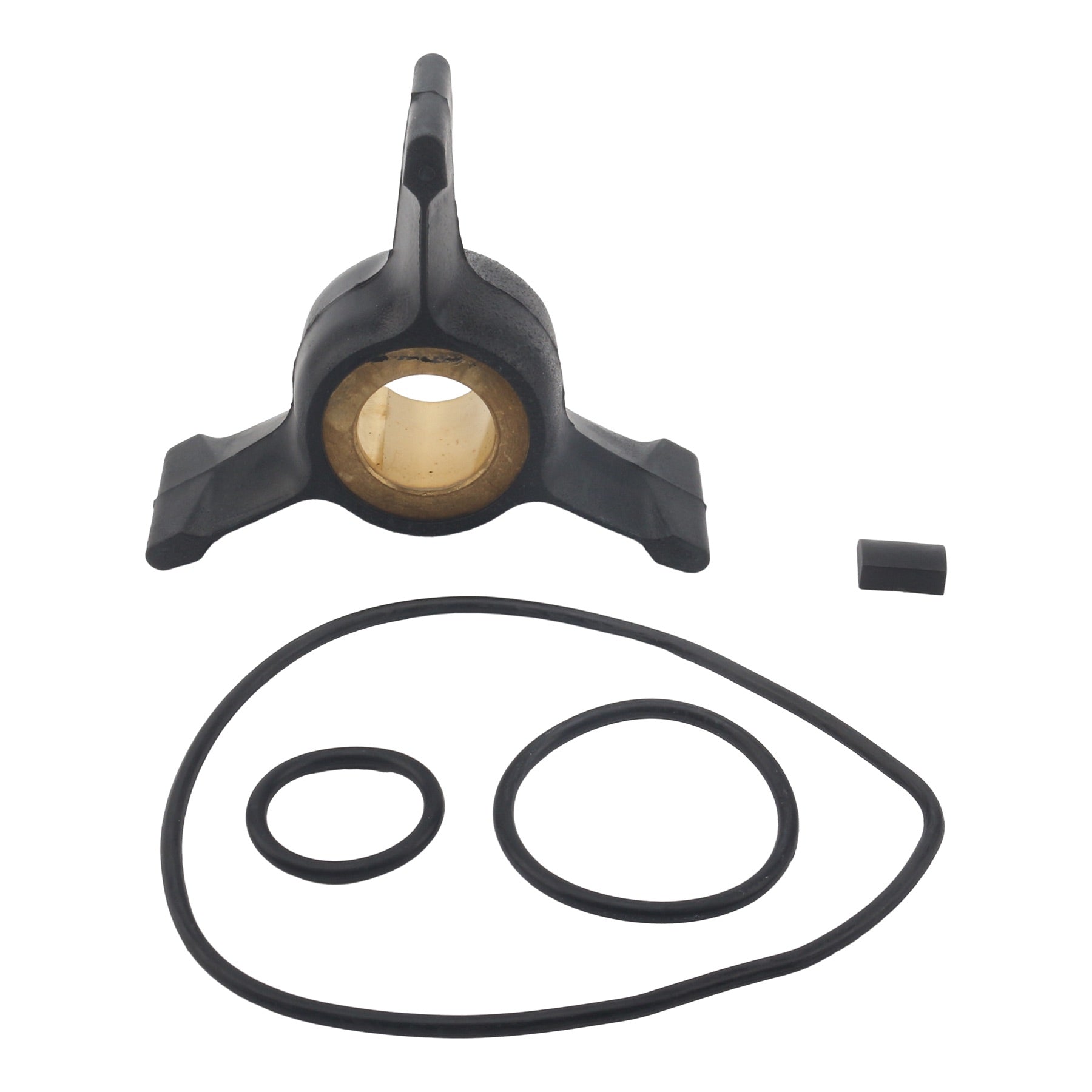 Soxa Marine Outboard Water Pump Impeller & Key 0766435 Replaces Evinrude Johnson Marine 35HP 40HP 48HP 50HP Boat Motor Engine Parts