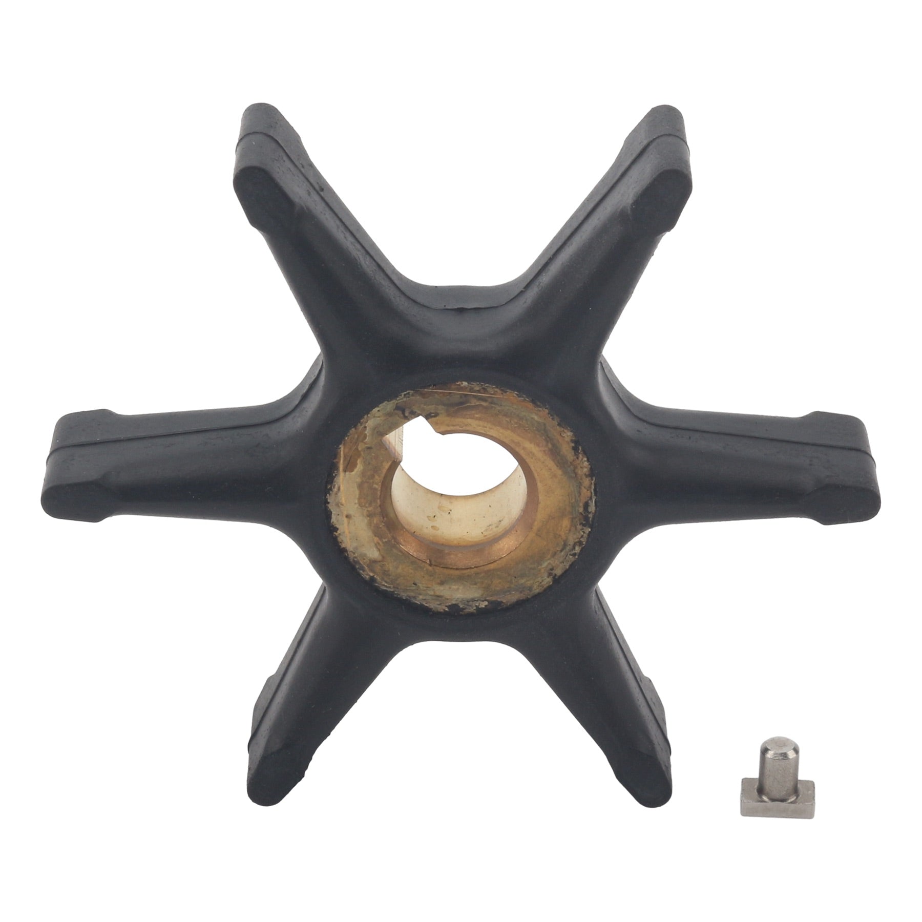 Soxa Marine Outboard Water Pump Impeller & Key 0777819 Replaces Evinrude Johnson Marine 3HP 4HP 5HP 5.5HP 6HP 7.5HP Boat Motor Engine Parts