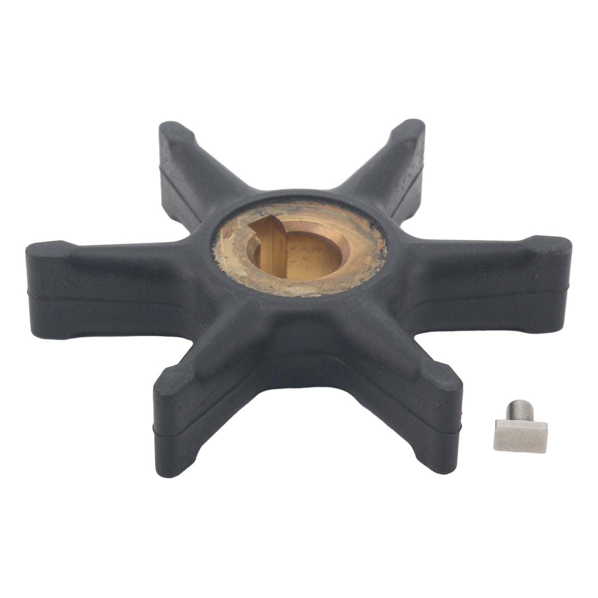 Soxa Marine Outboard Water Pump Impeller & Key 0777819 Replaces Evinrude Johnson Marine 3HP 4HP 5HP 5.5HP 6HP 7.5HP Boat Motor Engine Parts