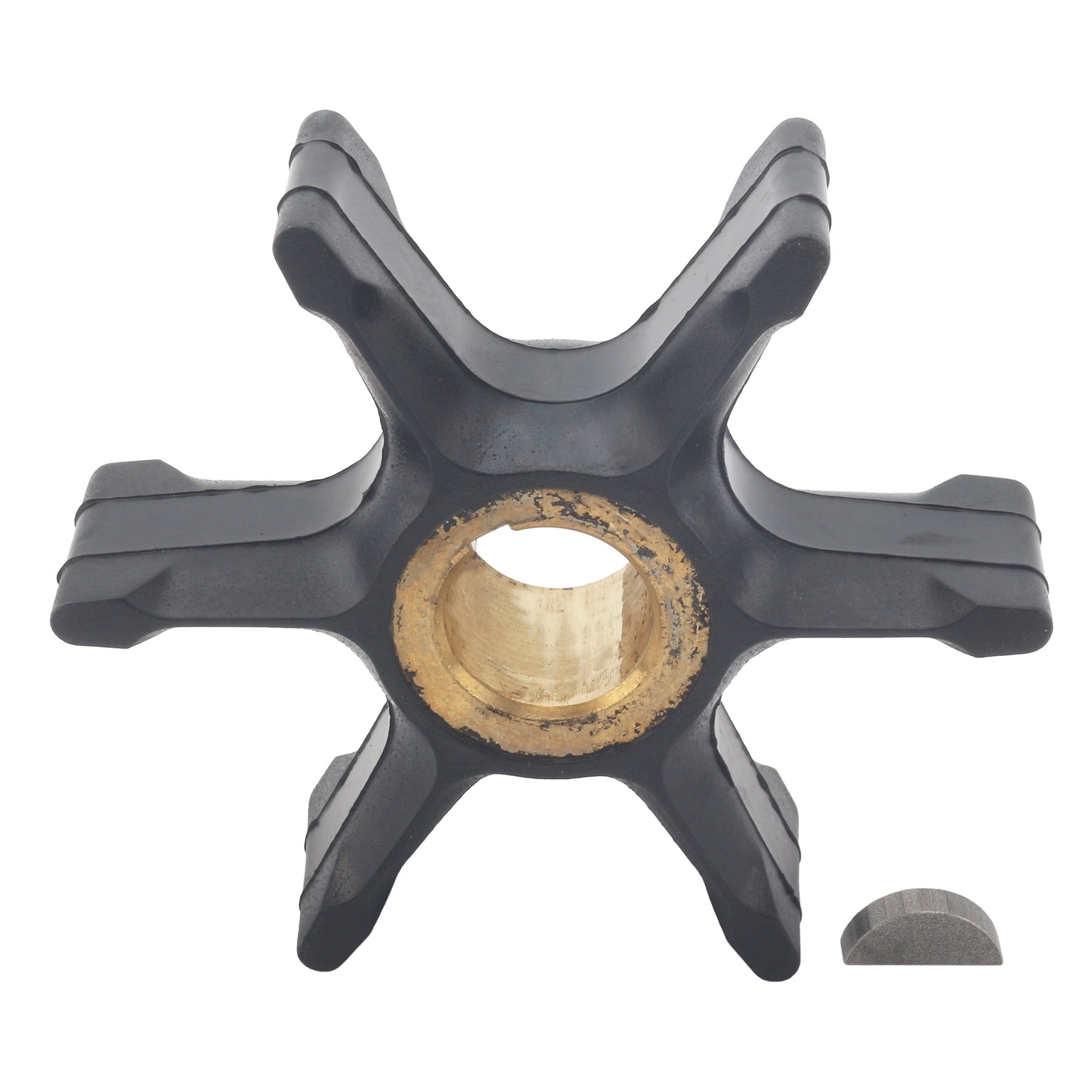 Soxa Marine Outboard Water Pump Impeller & Key 0777824 Replaces Evinrude Johnson Marine 55HP 60HP 65HP 70HP 75HP Boat Motor Engine Parts