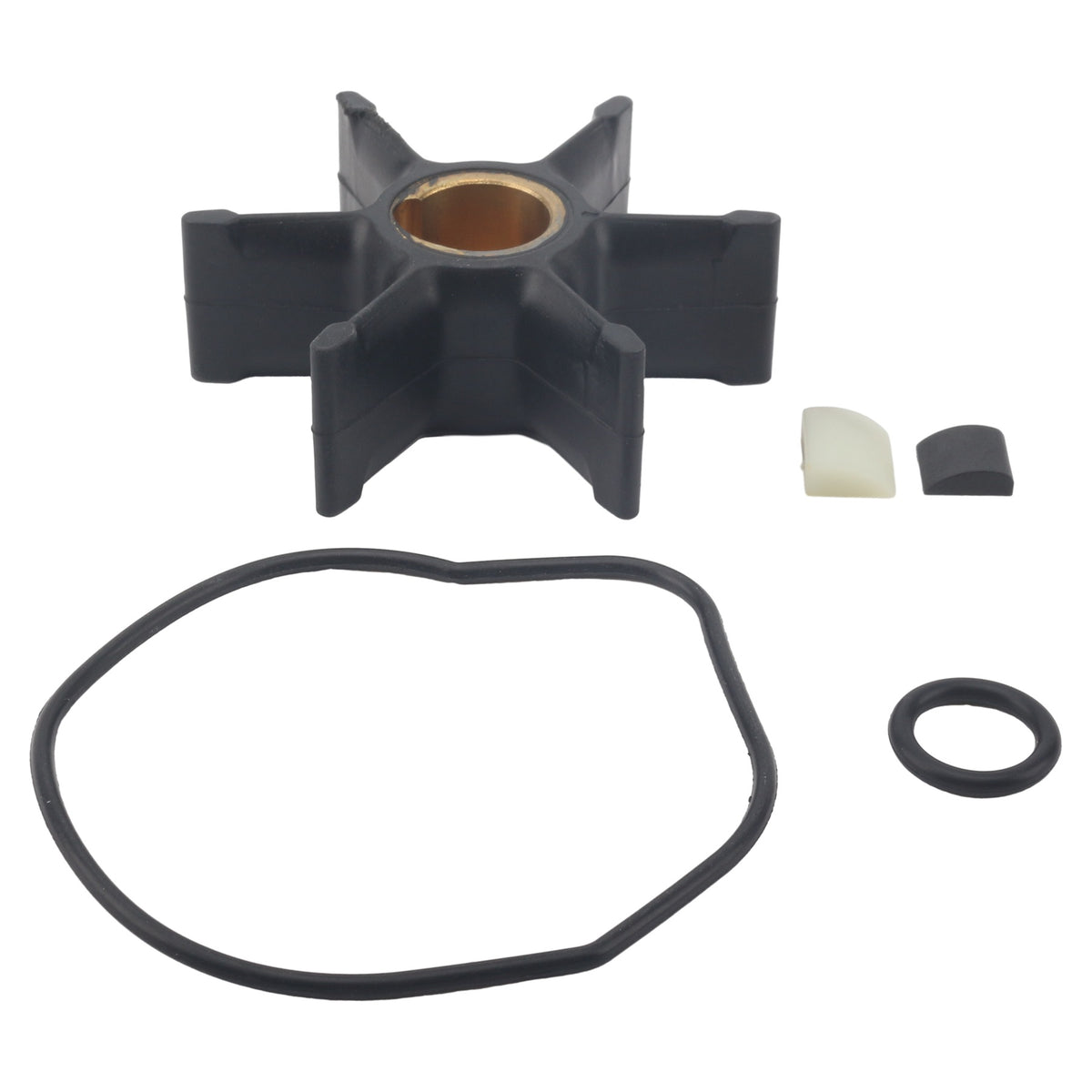 Soxa Marine Outboard Water Pump Impeller & Key 0777828 Replaces Evinrude Johnson Marine 40HP 45HP 48HP 50HP 55HP Boat Motor Engine Parts