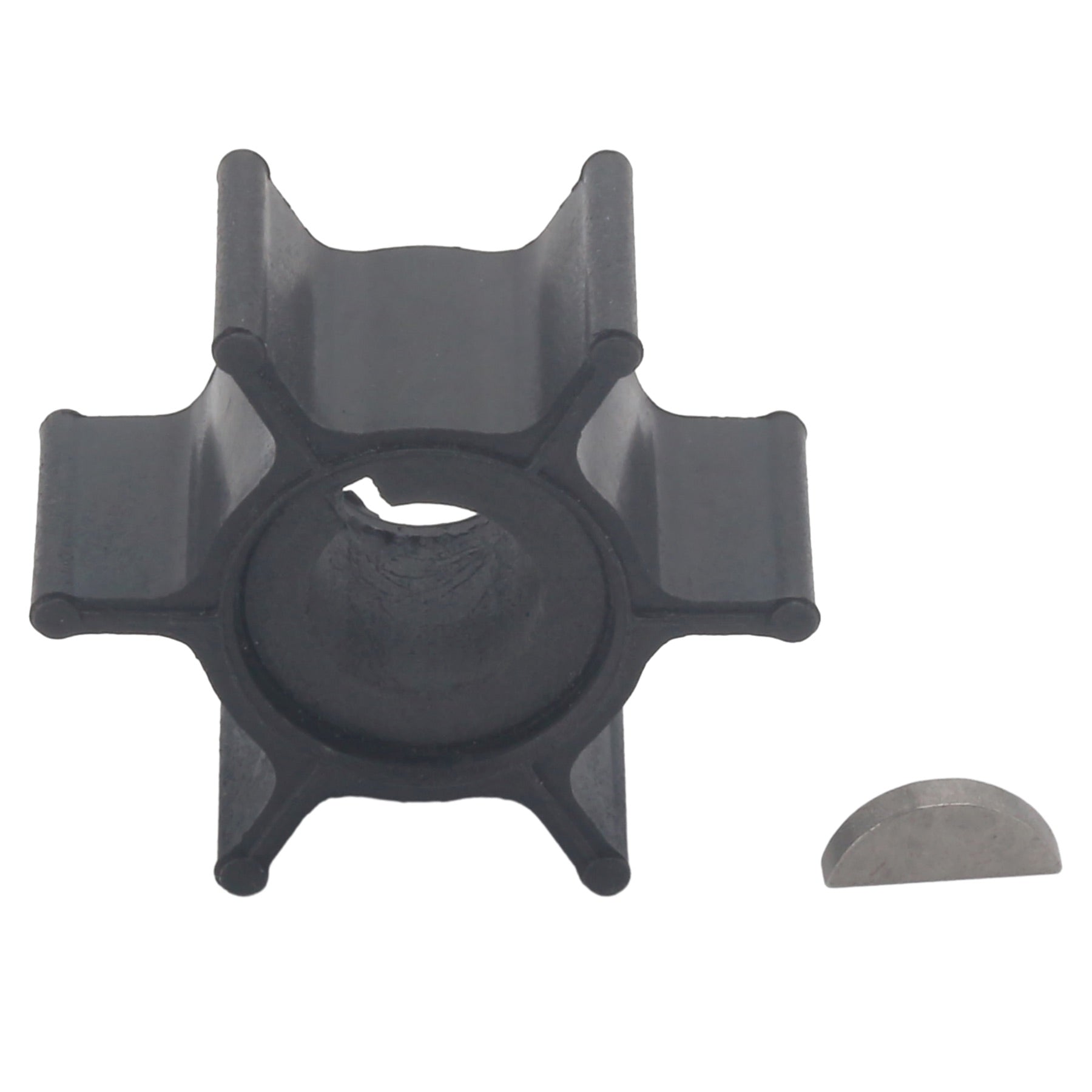 Soxa Marine Outboard Water Pump Impeller & Key 47-11590M Replaces Mercury Marine 6HP 8HP Boat Motor Engine Parts