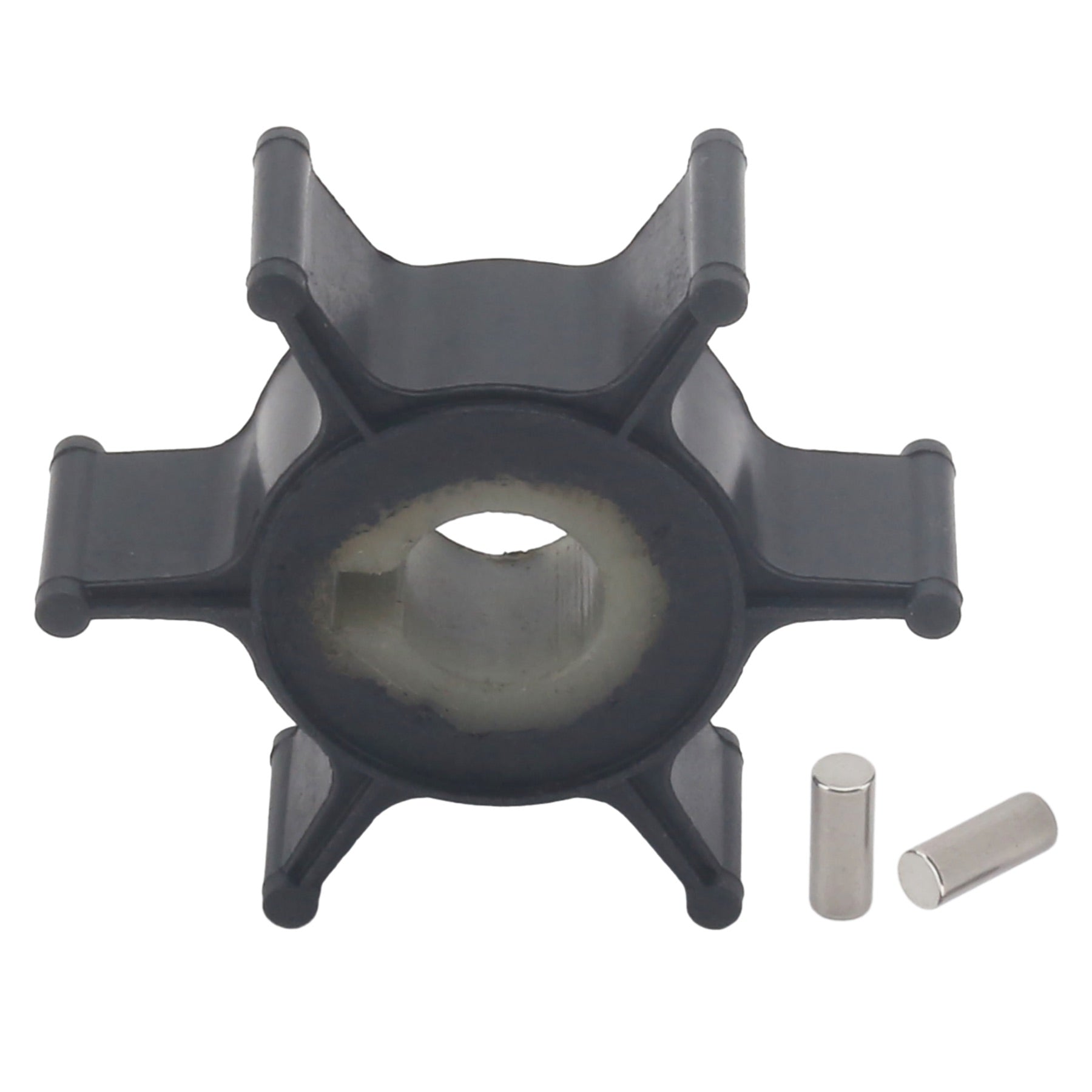 Soxa Marine Outboard Water Pump Impeller & Key 47-80395M Replaces Mercury Marine 2HP Boat Motor Engine Parts
