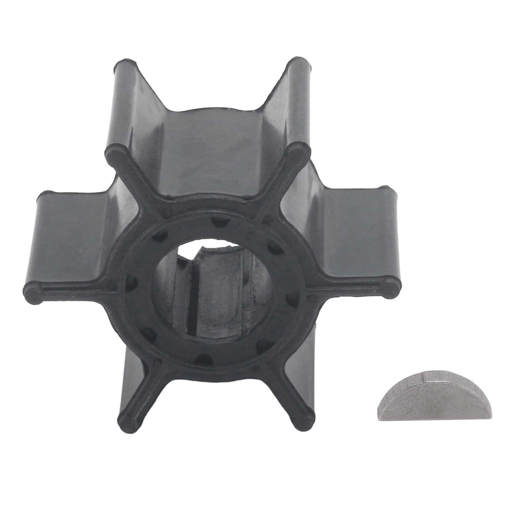 Soxa Marine Outboard Water Pump Impeller & Key 47-96619M Replaces Mercury Marine 9.9HP 15HP Boat Motor Engine Parts