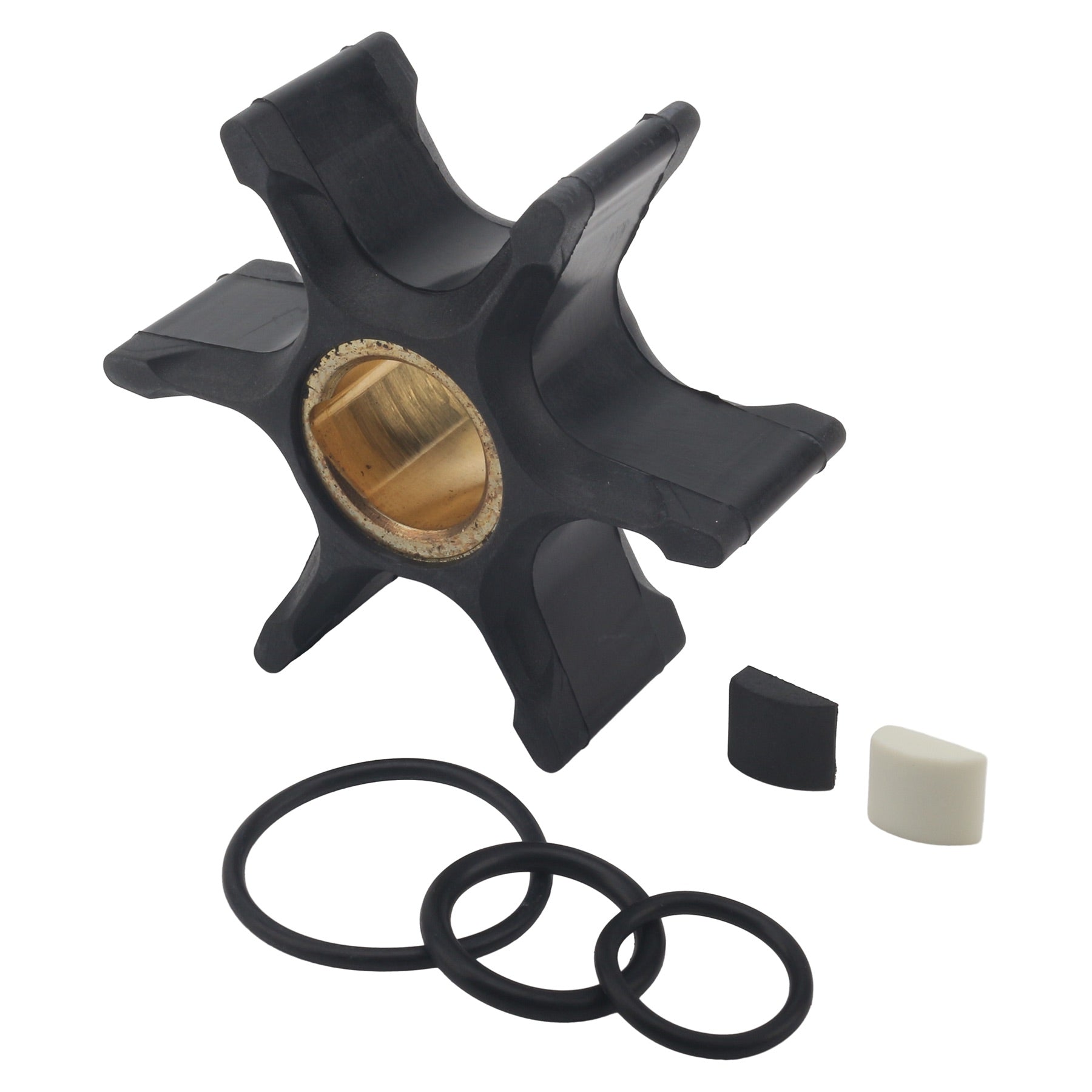 Soxa Marine Outboard Water Pump Impeller & Key 5001593 Replaces Evinrude Johnson Marine 85HP - 235HP Boat Motor Engine Parts
