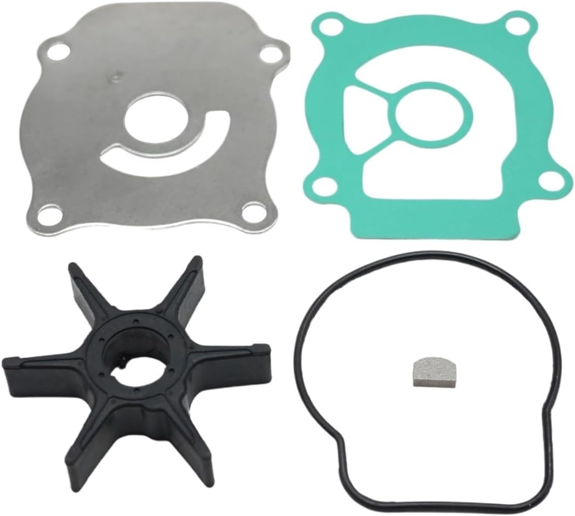 Soxa Marine 17400-95J01 Outboard Water Pump Impeller Repair Service Kit for Suzuki 25HP DF25 V-Twin Boat Motor Engine Replacement 17400-95J02  17400-95J03
