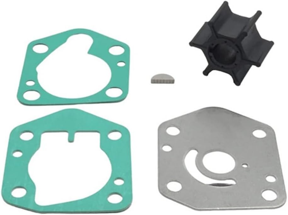 Soxa Marine 17400-99J01 Outboard Water Pump Impeller Repair Service Kit for Suzuki 8 9.9 HP 4-Stroke DF9.9A 8A Boat Motor Engine Replacement 17400-99J20