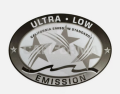 Outboard California 3 Stars Ultra-Low Emission Decal Sticker for Yamaha Suzuki Mercury Honda Tohatsu Evinrude Johnson OMC Outboards Marine