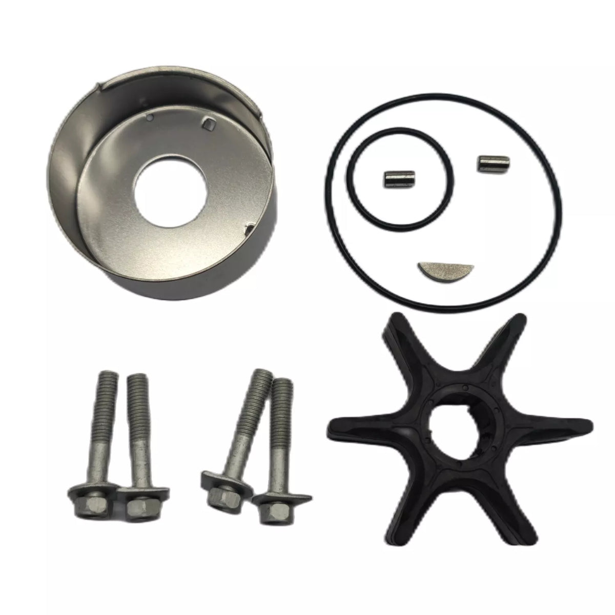 Soxa Marine 6CB-W0078-00, 60X-W0078-00 Water Pump Impeller Service Kit for Yamaha Outboards 200 225 250 300 HP Boat Motor Engine 6P2-W0078-00