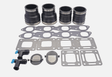 Boat 3 Inch 4 Inch V8 Manifold Exhaust Bellow Repair Kit for Mercury Quicksilver MerCruiser 330 - 370, V8 B.B., GM 454/502 CID Wet Joint Stern Drives Marine Engines - SOXA Marine