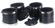 Boat 4" Manifold Exhaust Bellow Replacement Kit for MerCruiser Stern Drives and Inboard Engines 4 Inch Center Mounted Riser to 4 Inch Elbow with Water Shutters - SOXA Marine
