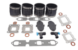 Boat Dry Joint V6 V8 Standard Cooling Manifold Exhaust Bellow Repair Kit for Mercury Quicksilver MerCruiser 7 & 14 Degree GM V6 S.B. Engines - SOXA Marine
