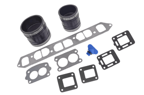 Boat Manifold Exhaust Bellow Repair Kit for Mercury Quicksilver MerCruiser 120 140 Inline 4 153 181 CID Wet Joint Stern Drives Marine Engines - SOXA Marine