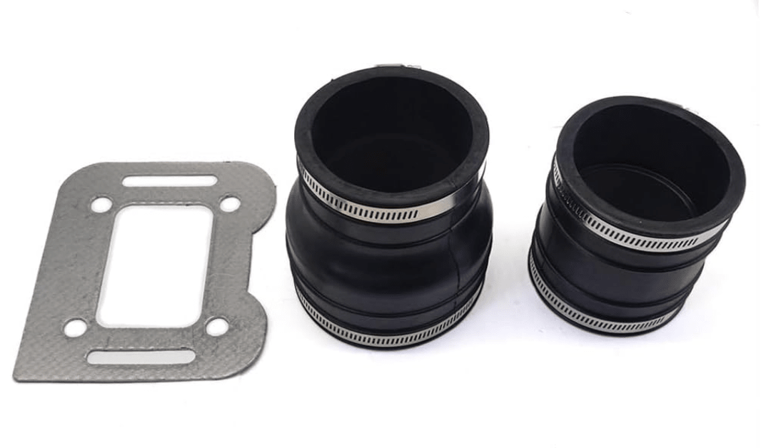 Boat Manifold Exhaust Bellow Repair Kit for Mercury Quicksilver MerCruiser 3.7LX 165 - 190 470 MCM/485/488 - INLINE 4, 224 CID Wet Joint Stern Drives Marine Engines - SOXA Marine