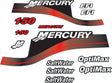 Mercury Marine 150 HP Outboards Motor Top Cowl Cove Decal Sticker Set 854294A00, 808553A00, 808552A00 - SOXA Marine